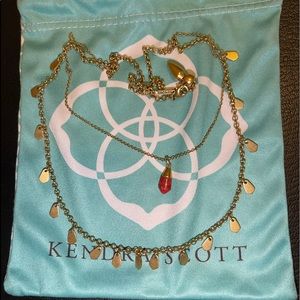 Gold Kendra Scott necklace